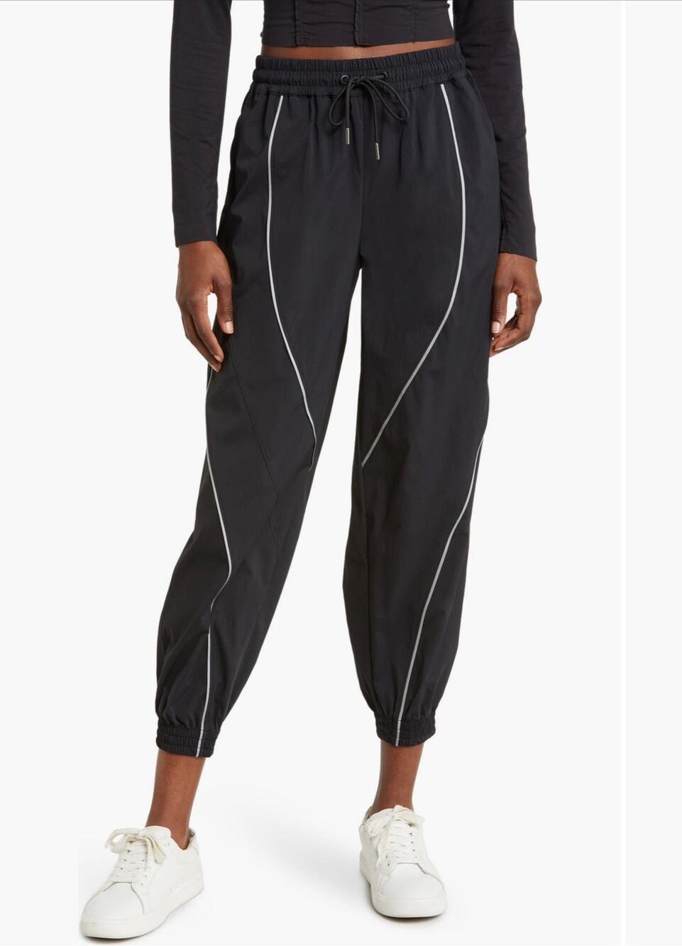 ZELLA Streamline High Waist Reflective Pants In Black (New)